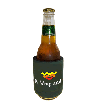 CDI-S01 SLAP, WRAP and GO! Stubby Holder (Australian Patent # 736,733)